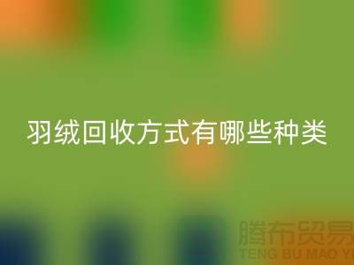 羽绒开云手机入口官网方式有哪些种类？鸭绒专业开云手机入口官网流程详解-上海腾布贸易