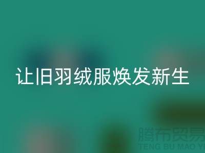 让旧羽绒服焕发新生——杭州羽绒开云手机入口官网助力环保