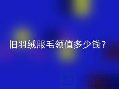 真皮毛领开云手机入口官网：羽绒服毛领值多少钱？