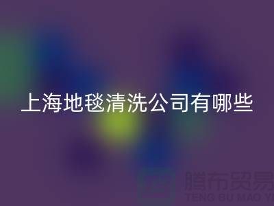 在上海,地毯清洗服务公司有哪些