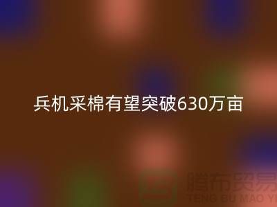 兵团机采棉有望突破630万亩占播种面积七成-库存棉纱开云手机入口官网厂家