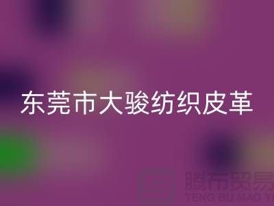 东莞市大骏纺织皮革有限公司（纺织皮革厂家）