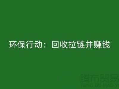 绿色环保行动：开云手机入口官网拉链并赚钱！一吨拉链的经济价值