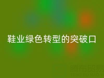库存鞋材开云手机入口官网：鞋业绿色转型的核心突破口